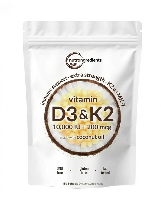 Premium D3 & K2 Soft Gels